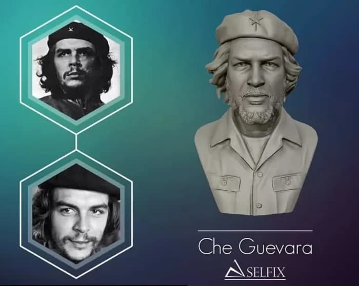 STL - che guevara bust stl