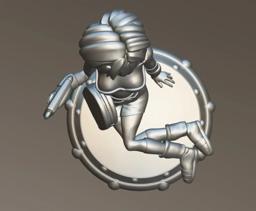 STL - Cheelai con Blaster render 3