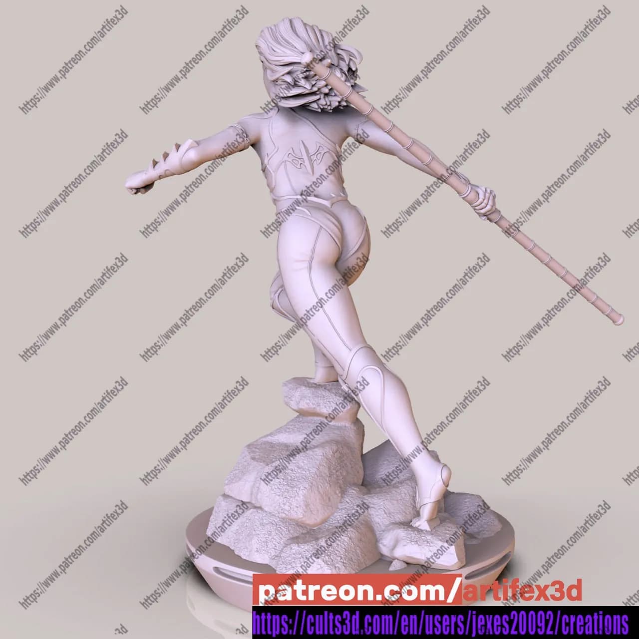 STL - Cheetara render 5
