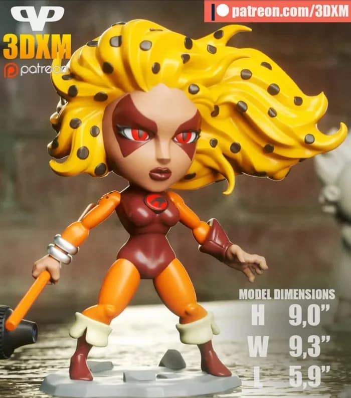 STL - cheetara chibi