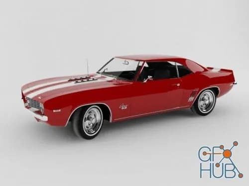 STL - Chevrolet Camaro SS 1969 Coupe
