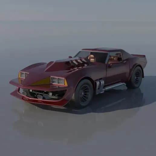 STL - Chevrolet Corvette 1970