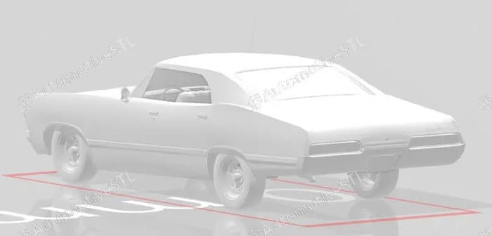 STL - Chevrolet Impala 1967 Coupe