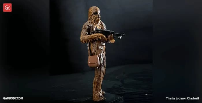STL - chewbacca gambody