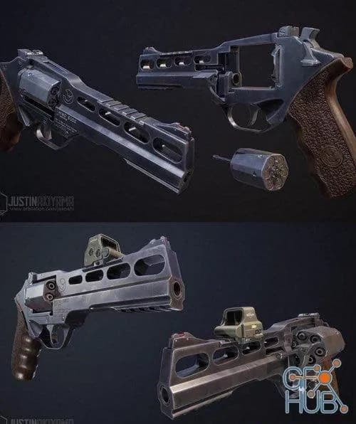 STL - chiappa rhino revolver – 3d model