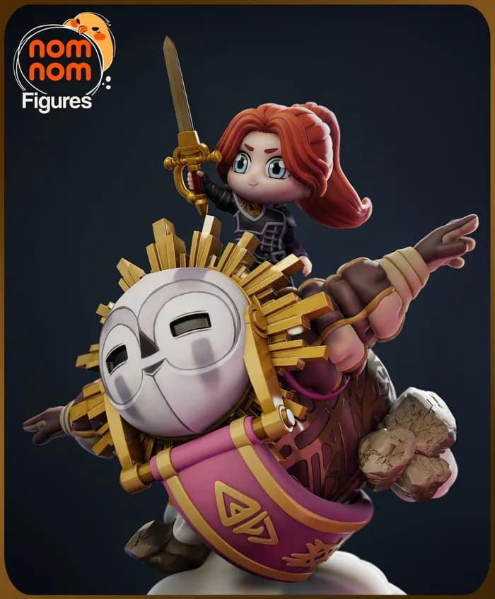 STL - chibi esquie render 3