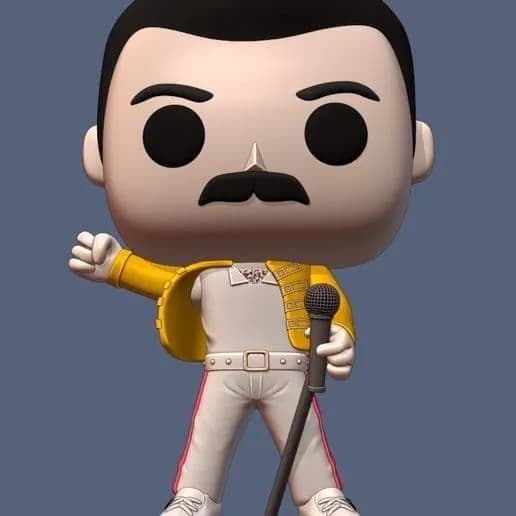 STL - chibi freddy mercury