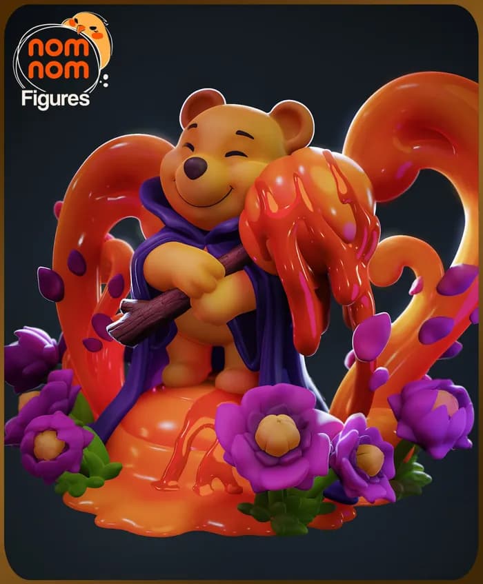 STL - chibi pooh@hehestl