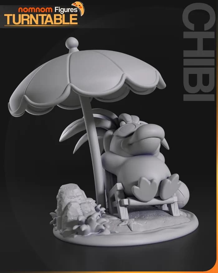 STL - chibi psyduck@hehestl render 3