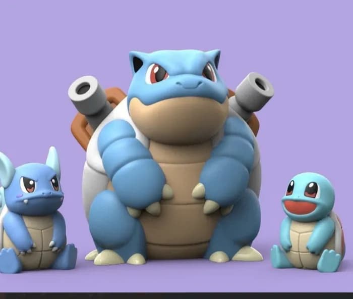 STL - chibiblastoise stl