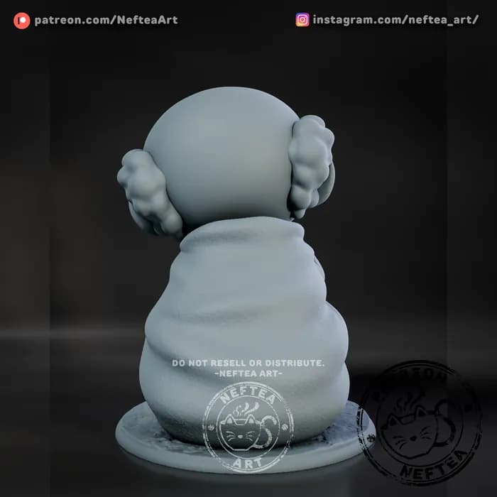 STL - chibihapposai render 3