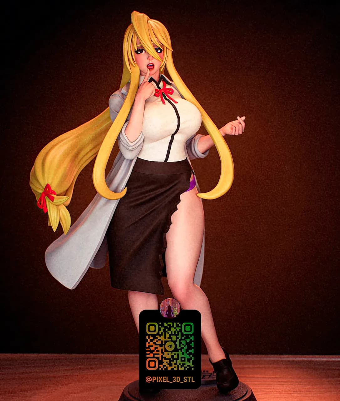 STL - Chica Anime Rubia Sensual