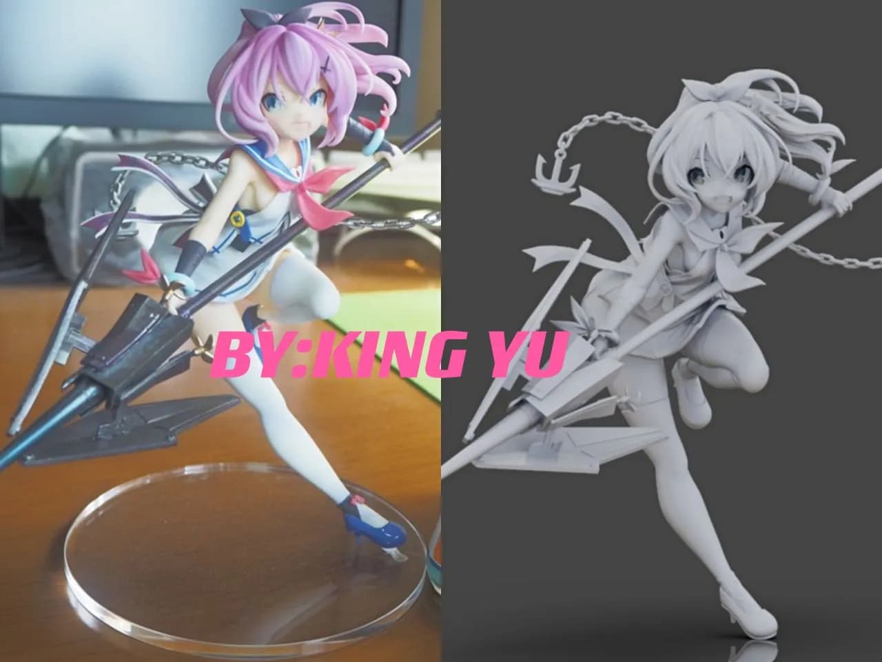 STL - Chica de Azur Lane por King Yu