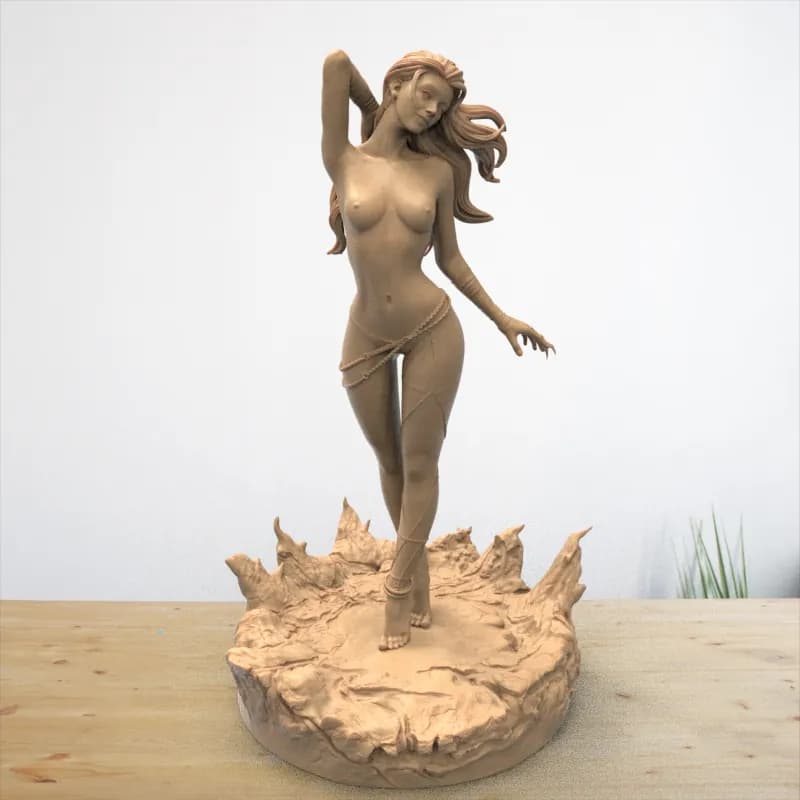 STL - Chica Vampiro Fantasía render 2