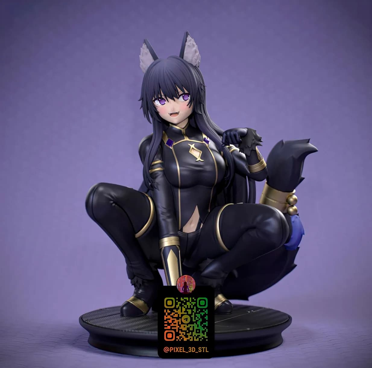 STL - Chica Zorro Estilo Anime