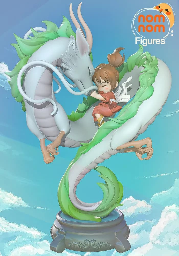 STL - Chihiro y Haku Nom Nom Figures
