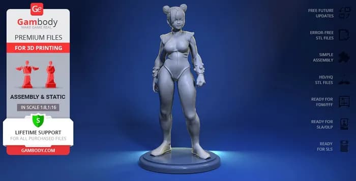 STL - chun li fdm