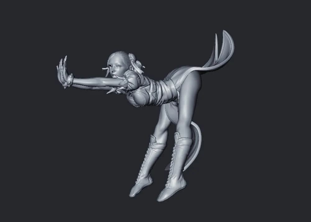 STL - Chun Li figura de acción 2