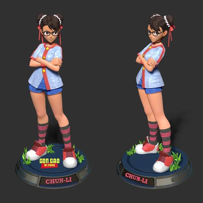 STL - chun li ready to fight render 4