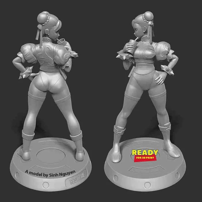 STL - chun li street fighter render 4