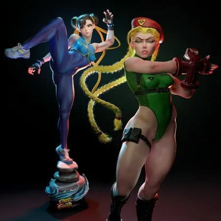 STL - Chun Li y Cammy de Street Fighter