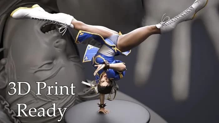 STL - chunli mortal kombat