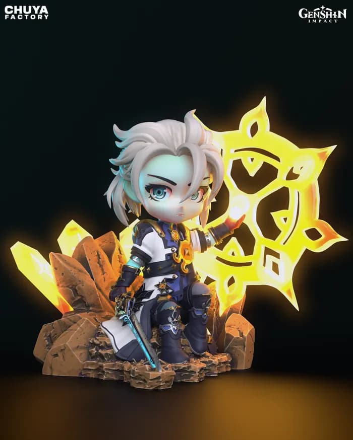 STL - chuya factory albedo chibi render 2