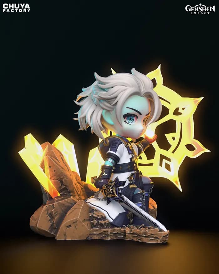 STL - chuya factory albedo chibi render 3