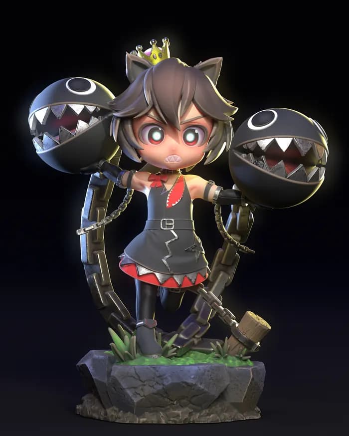 STL - chuya factory chompette render 5