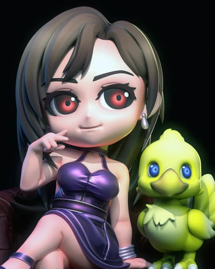 STL - chuya factory tifa lockhart