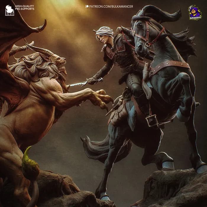 STL - ciri vs manticore bukm x render 3