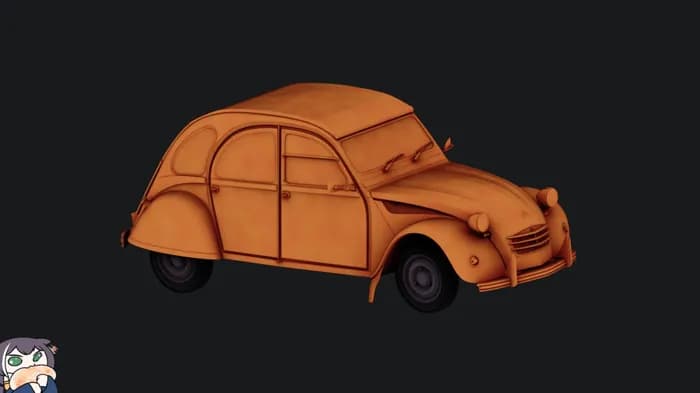 STL - Citroën 2CV antiguo
