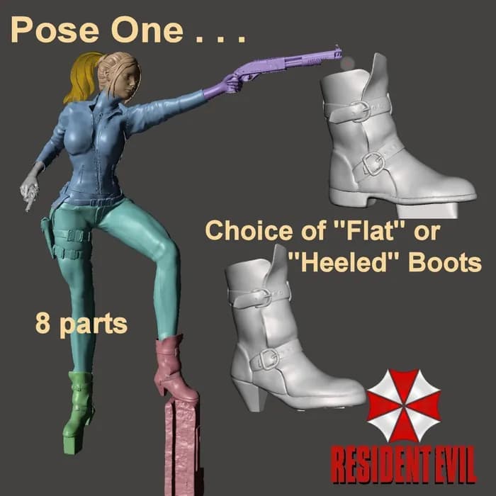STL - Claire Redfield Resident Evil 3