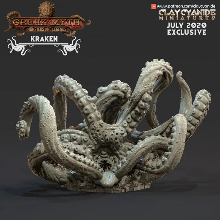 STL - clay cyanide kraken