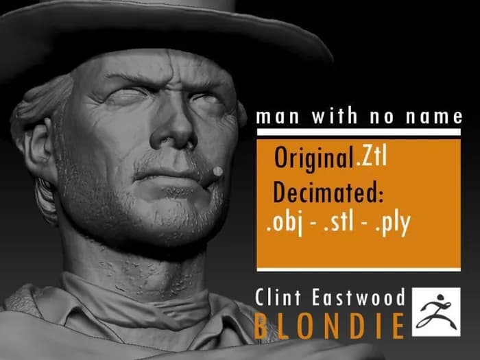STL - clint eastwood