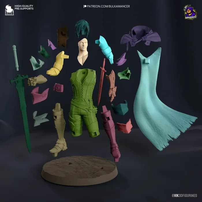 STL - clive no supports render 2