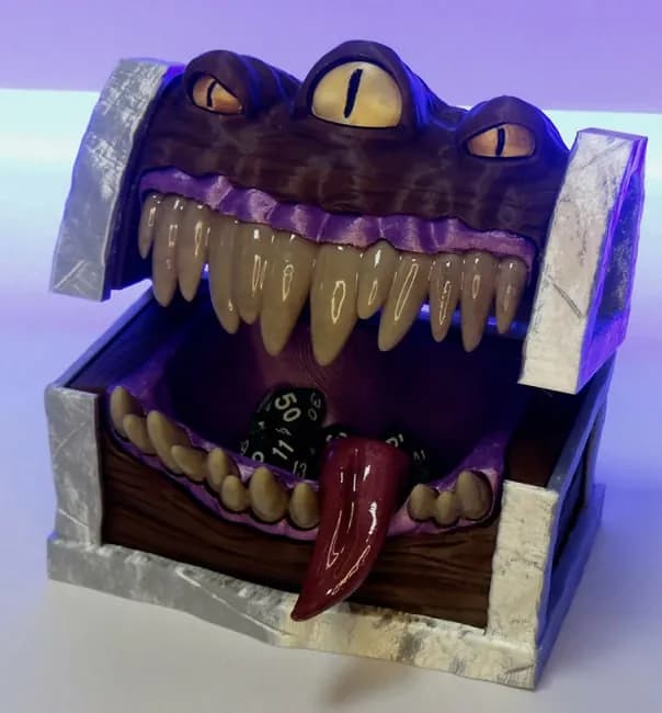 STL - Cofre Mimic Abierto render 4