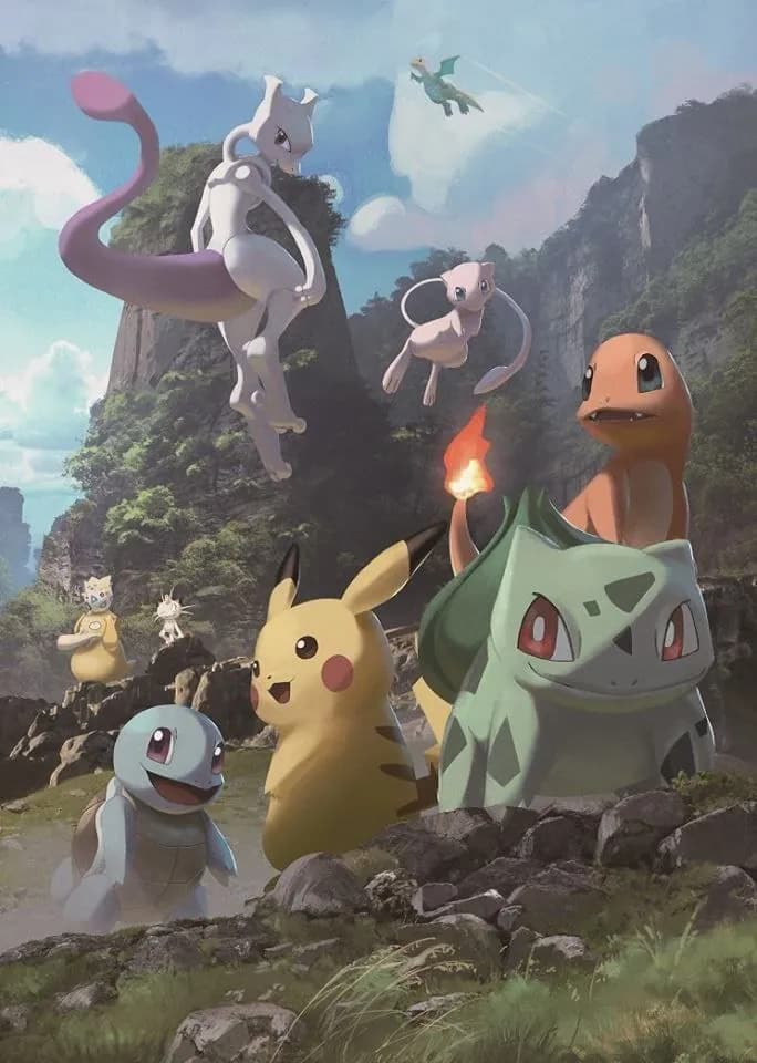 STL - Colección de figuras Pokémon 2 render 2