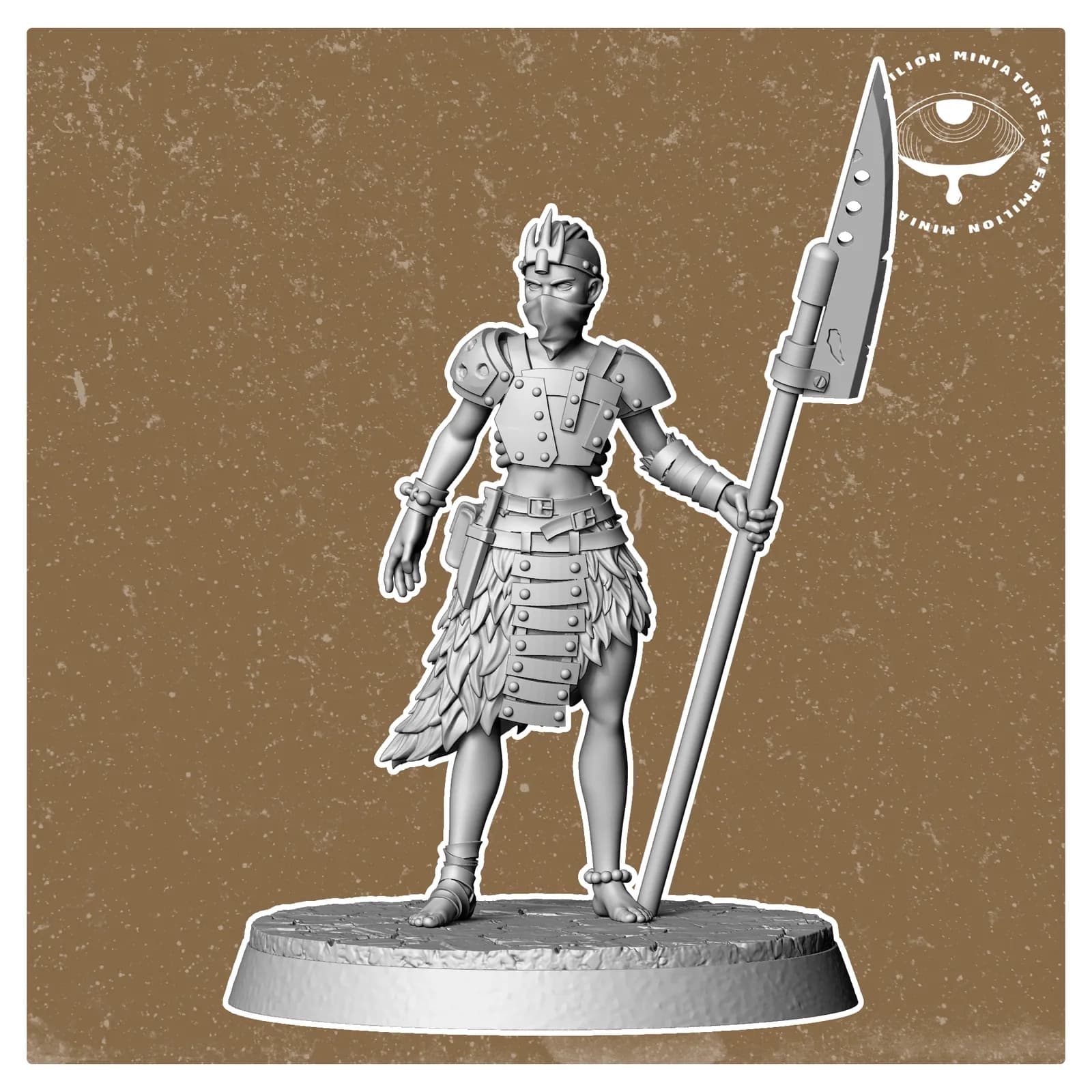 STL - Coleccion tribal de miniaturas render 3