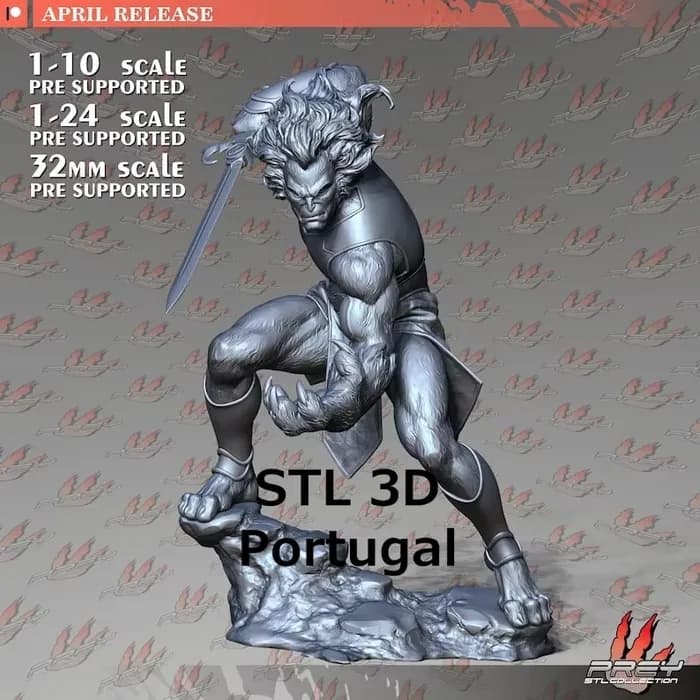 STL - Coleccion Xanatos Prey render 2