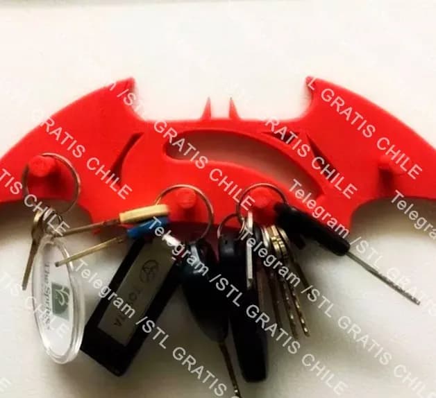 STL - Colgador de llaves Bat señal