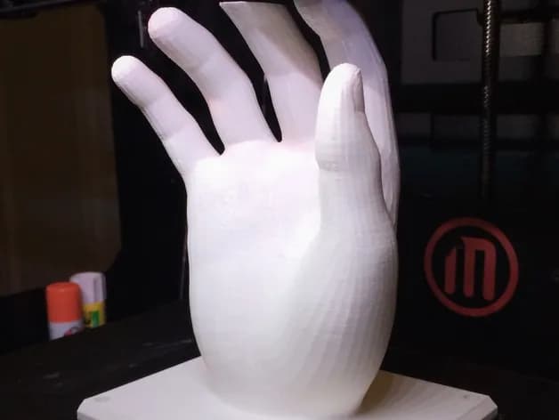 STL - Colgador de mano render 2