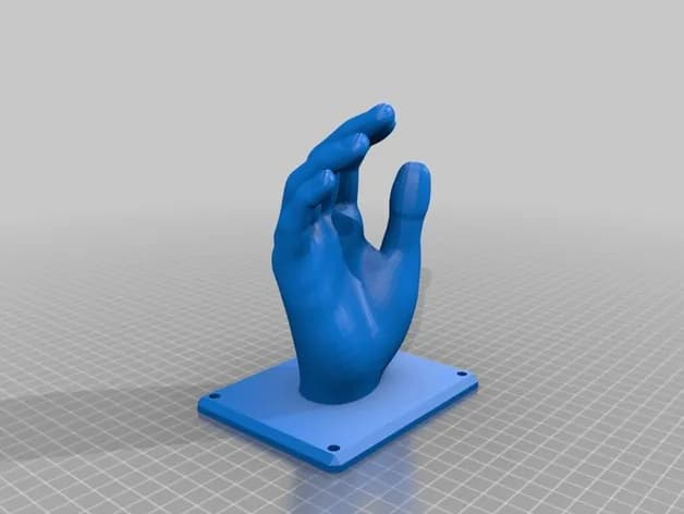 STL - Colgador de mano render 3