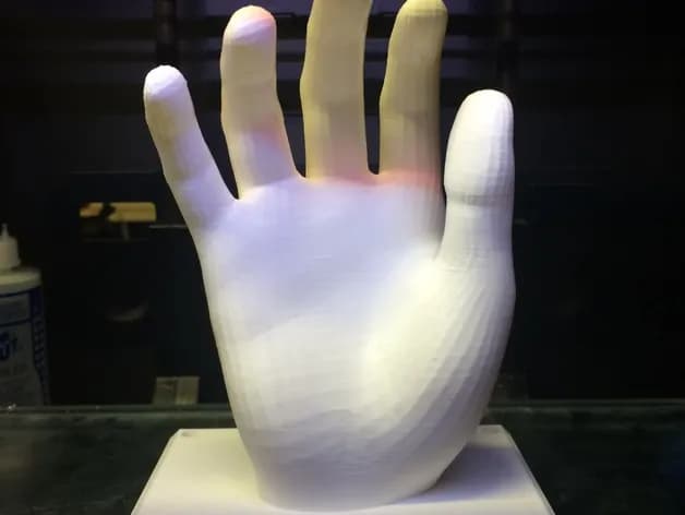 STL - Colgador de mano render 4