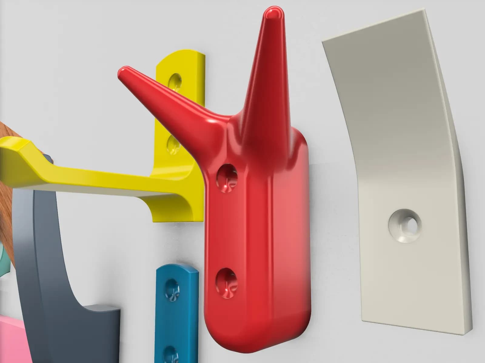 STL - Colgador de pared moderno
