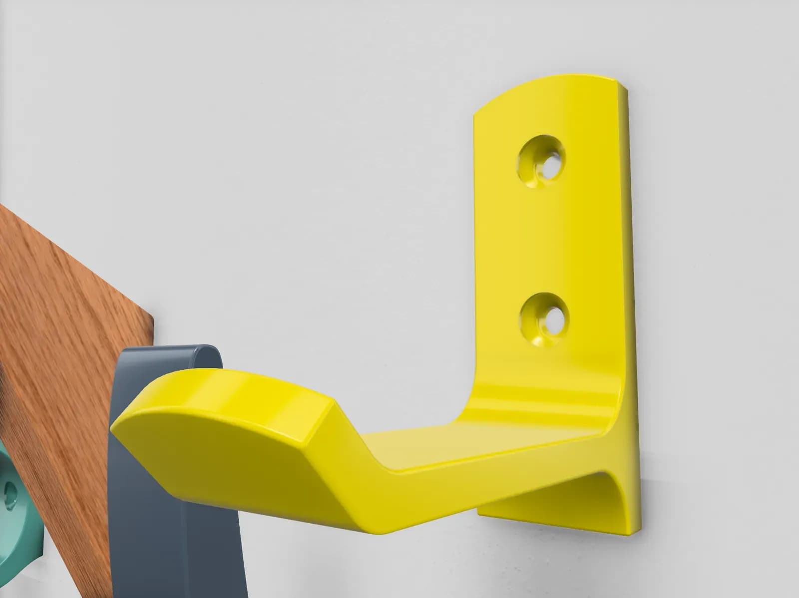 STL - Colgador de pared moderno