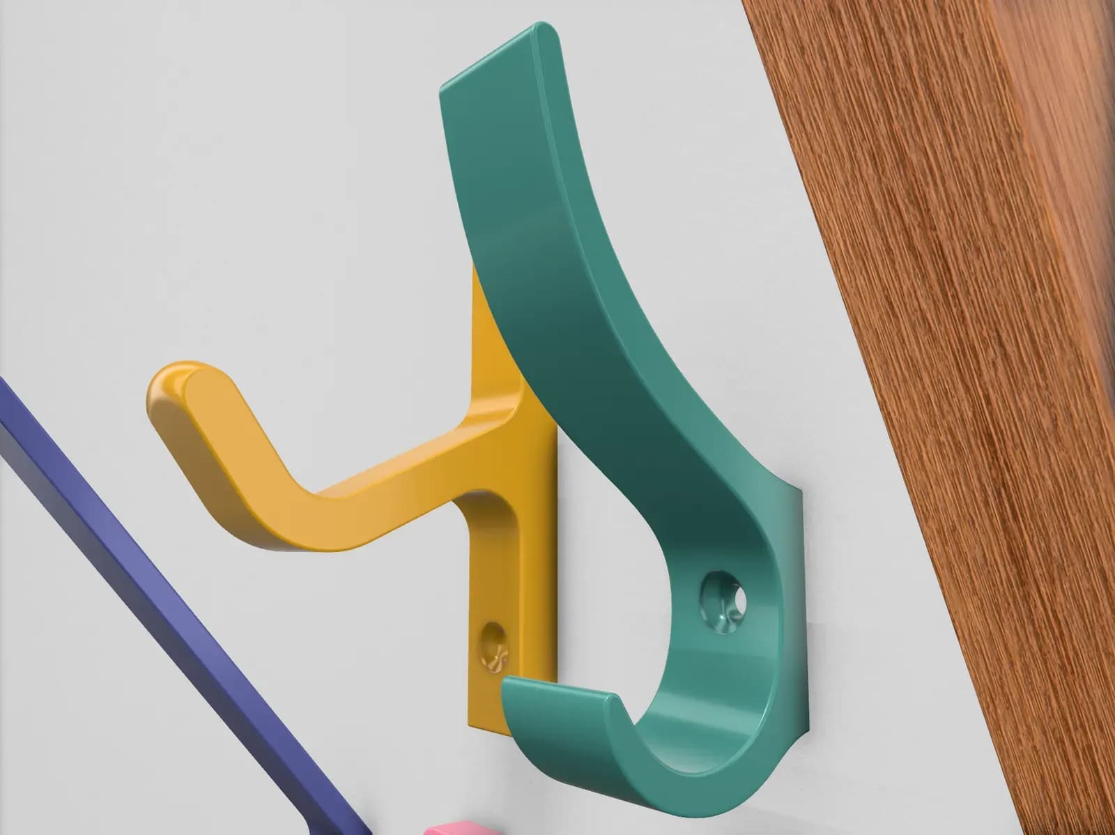 STL - Colgador de pared moderno