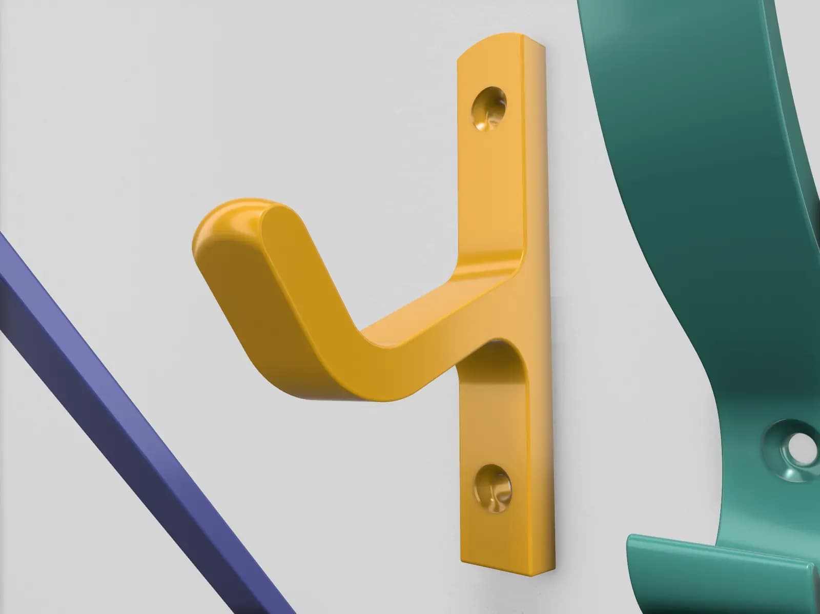 STL - Colgador de pared moderno