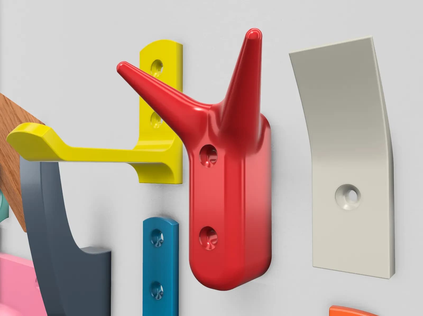 STL - Colgador de pared moderno