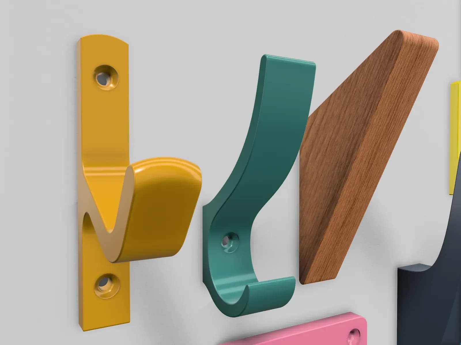 STL - Colgador de pared moderno